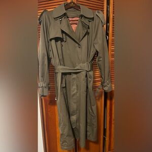 Men's Olive Trench Coat